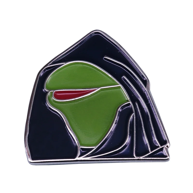 Evil Kermit Spilla Divertente Cartone Animato Meme Style Cool Costume Gioielli Stile