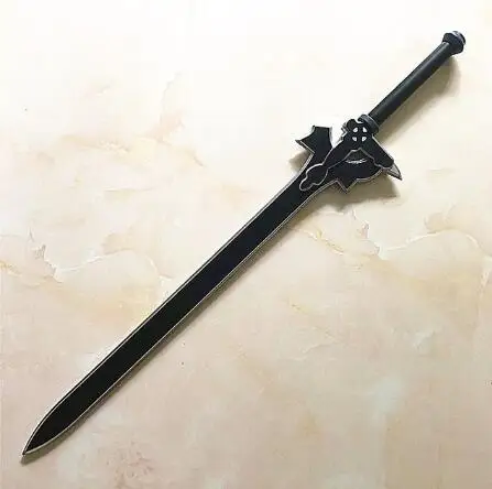 Sword art online SAO Kirito/Kirigaya Kazuto Elucidator/Темный отталкивающий меч/черный меч Косплей Аниме sword pu SAO32 - Цвет: DJ002-1