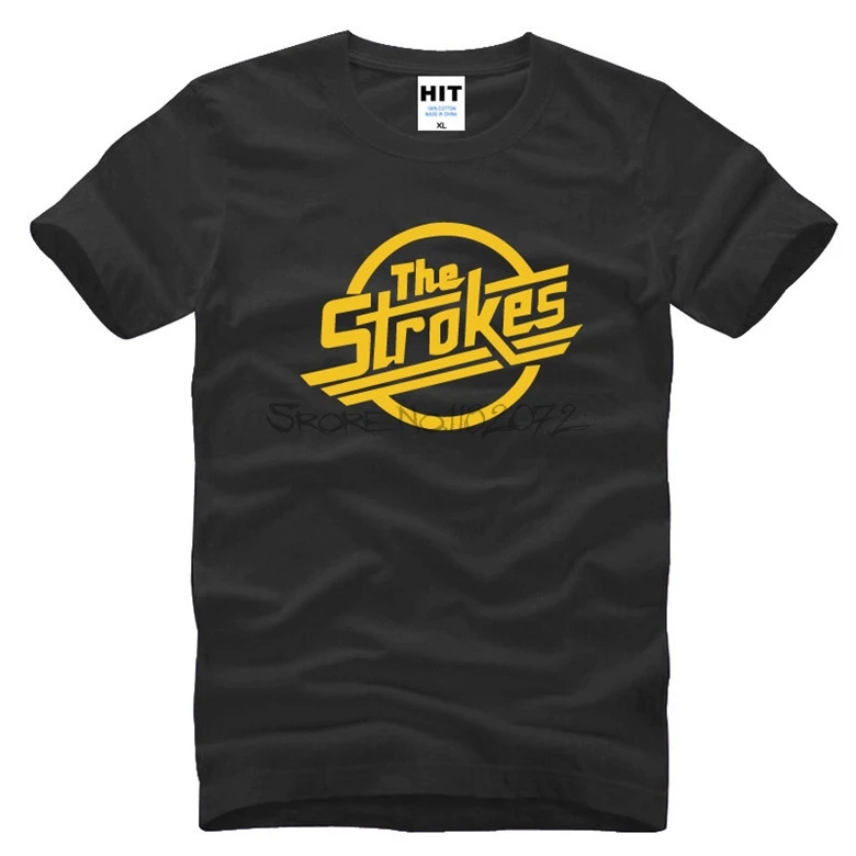 t-sihrt 3d The Strokes T Shirt Men Indie Rock Band Men T-shirt Short Sleeve Cotton Casual Music T Shirts Men Rock Clothing