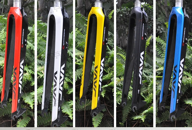 Оригинальная углеродная вилка для шоссейного велосипеда, совместимая с 26 27,5 29er MTB велосипеда, передние вилки, углеродные+ алюминиевые трубки 745 г