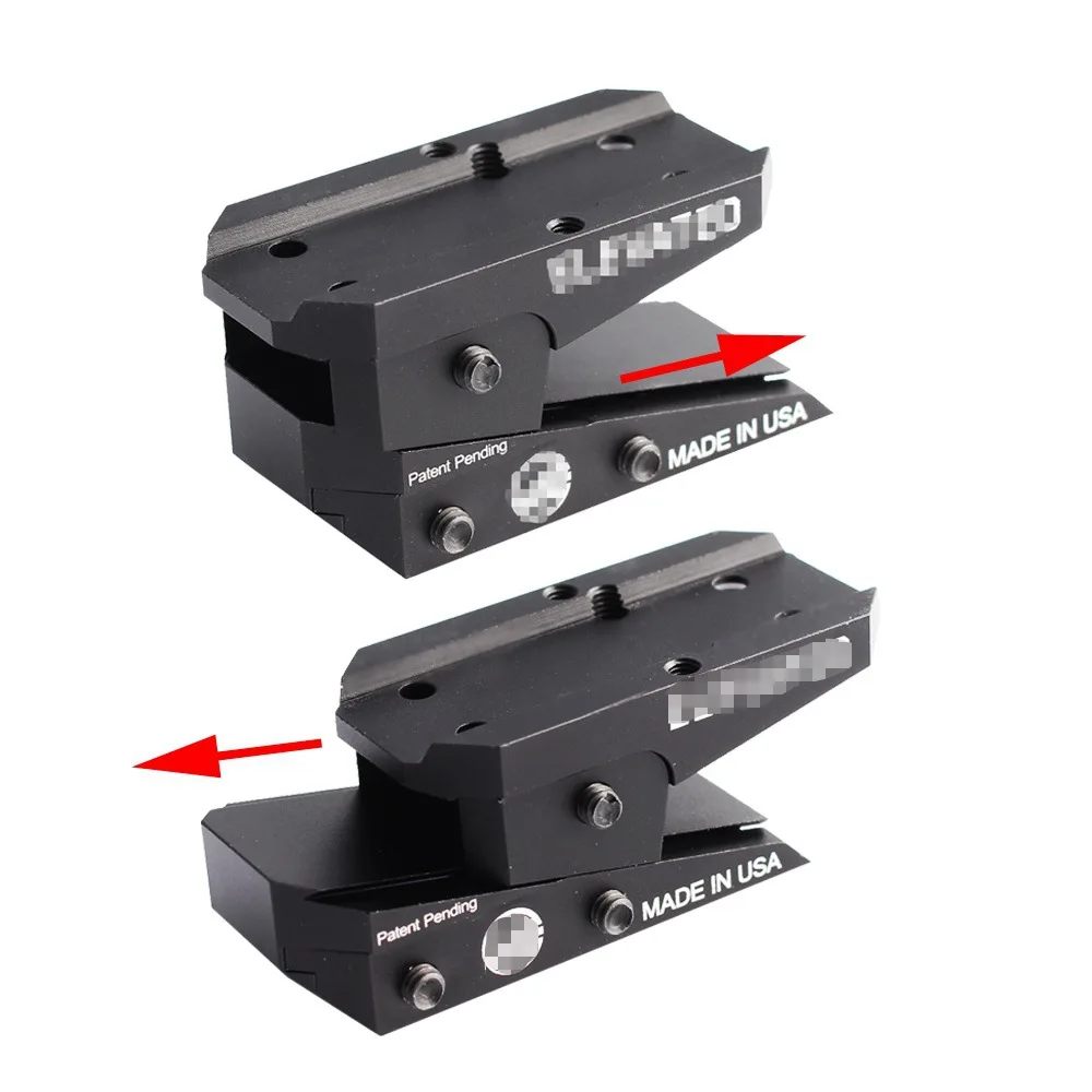 

Tactical Adjustable Height Slide Red Dot Mount Adapter Riser Sight Mount Hunting T1 T2 /Aimpoint /MRO/RMR/Holosun Scope Mount