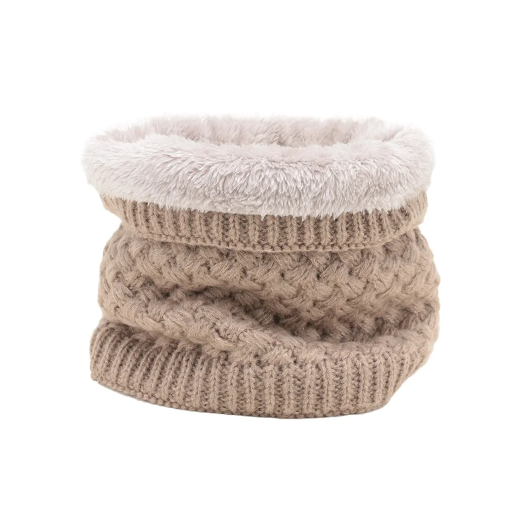 Fashion Winter Scarf For Women Men Children Baby Scarf Thickened Wool Collar Scarves Neck Scarf Cotton Unisex