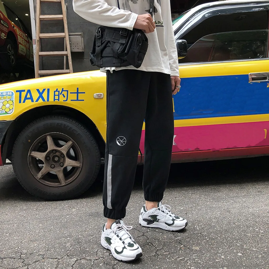 2019 Мужские штаны-шаровары для мужчин повседневные спортивные штаны в стиле