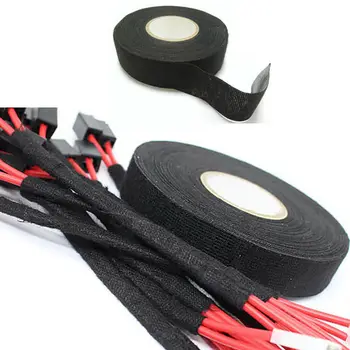 

19mm X 15M Adhesive Cloth Fabric Tape Cable Looms Wiring Harness Car Auto