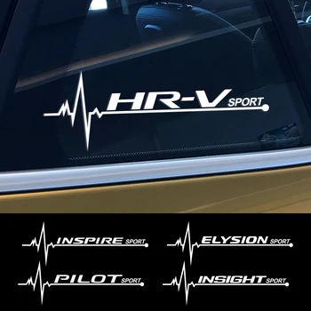 

2PCS Car Side Window Sticker For Honda CLARITY CR-Z ELYSION FREED HR-V INSIGHT INSPIRE JAZZ MOBILIO NSX PILOT Auto Accessories