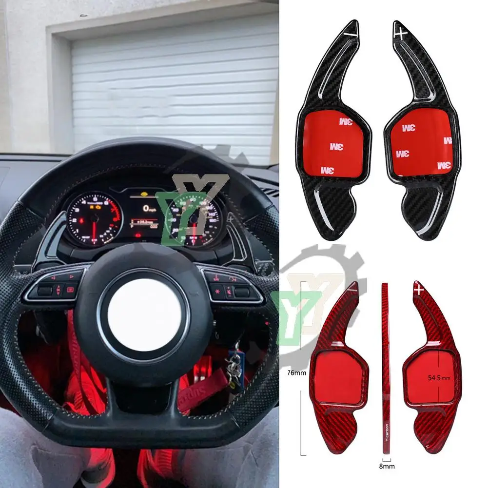 Steering Wheel Shift Paddles Dsg Gear Extension Shifter For Audi A3 Sq5 A4l  Rs3 A5 Rs6 A6l R8 A7 Q3 A8 Q5 S5 Q7 S6 Tt S7 Tts S8 - Steering Wheels