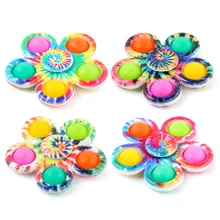 

1pcs Fidget Spinner Colorful Flower Hand Spinner for Autism Anti Stress Tri-Spinner High Quality Adult Kids Funny Fidget Toys