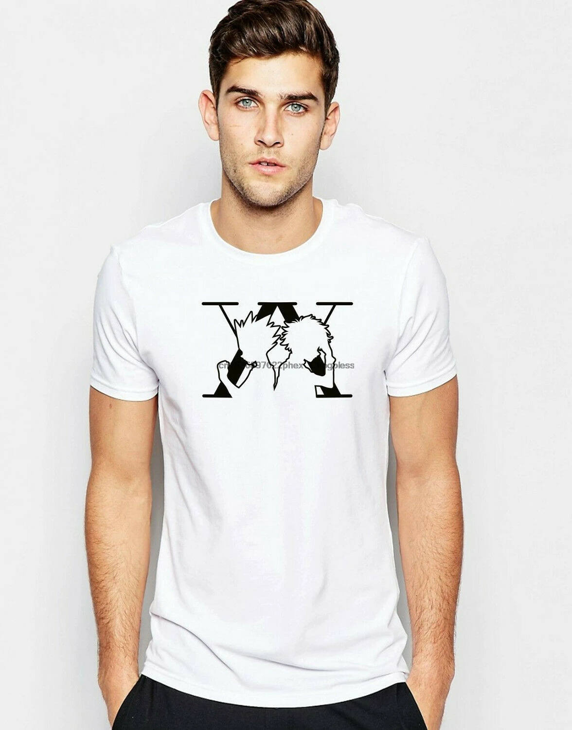 Hunter X T-shirt Anime HxH Gon Killua Kurapika Leorio Manga Unisex Tee T |