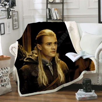 

The Lord Of The Rings/Legolas Blanket Design Flannel Fleece Blanket 3D Printed Sofa Warm Bed Throw Blanket Adult Blanket