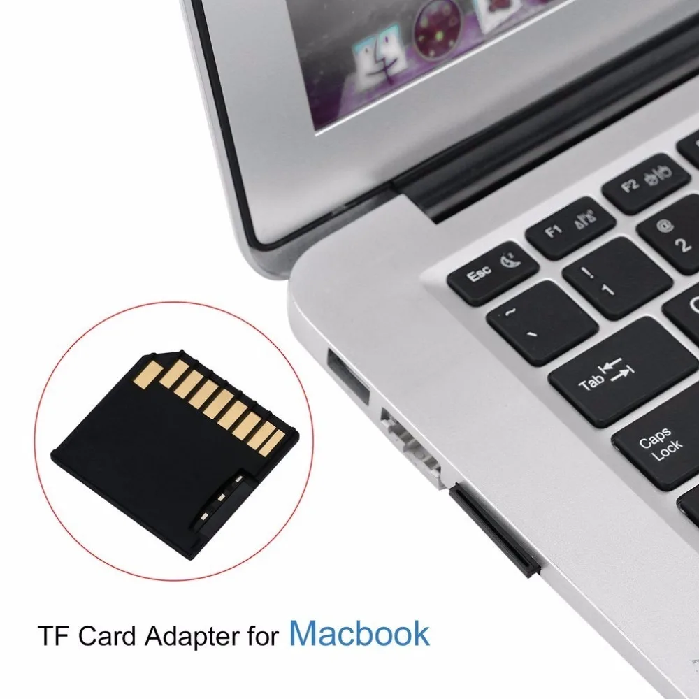 Portable Mini Short SDHC TF SD Card Adapter Flash Drive for MacBook Air TF Card Memory 3