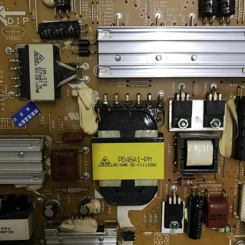 90% Новинка плата питания для samsung UA46D6000SJ BN44-00458A PSLF151A03D PD46A1-PM PD46A1D_BSM