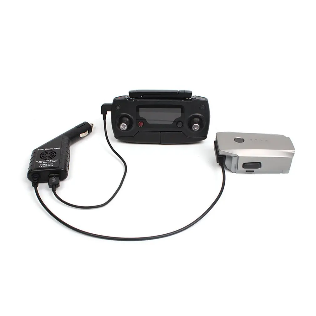Для DJI MAVIC автомобильное USB зарядное устройство 2 в 1 зарядное устройство многофункциональное зарядное устройство батарея дистанционное управление автомобильное зарядное устройство с USB