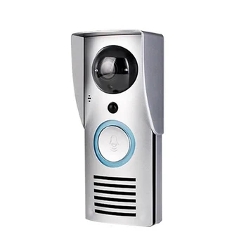 

ligent WIFI Video Doorbell Wireless Video Doorbell Remote Home Monitoring Video Voice Intercom (EU PLUG)