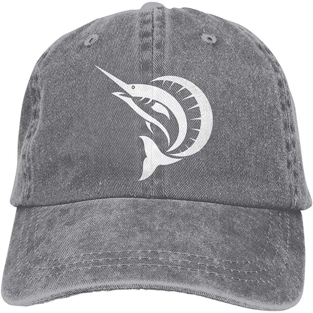 Мужская и женская Регулируемая джинсовая бейсбольная Кепка из окрашенной пряжи s милая Парусная Кепка в стиле хип-хоп