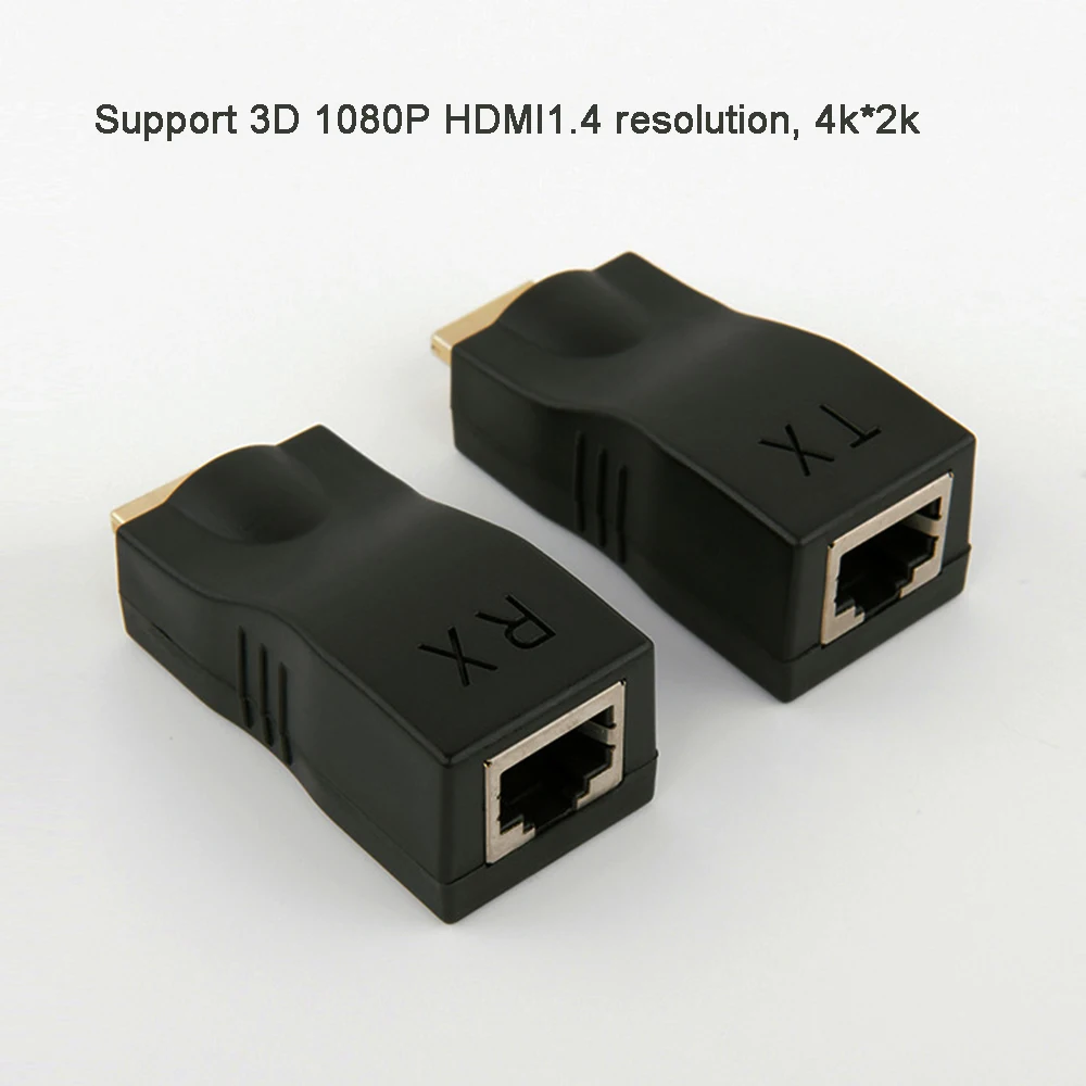 4K HD HDMI ȣȯ Ȯ, RJ45 LAN Ʈũ ͽټ ۽ű, ù TX RX Cat5e CAT6 ̴ ̺, 30m