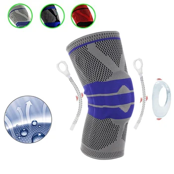 

Fitness Running Knee Support Gym Sport Arthritis Relief Braces Kneepad Elastic Nylon Silicon Padded Compression Knee Pad Sleeve