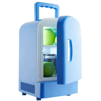 

Mini 12V Car Camping Small Refrigerator Mini Fridge Cooler & Warmer Enough Capacity 4L Food Fruit Storage Freezer Cooling Box