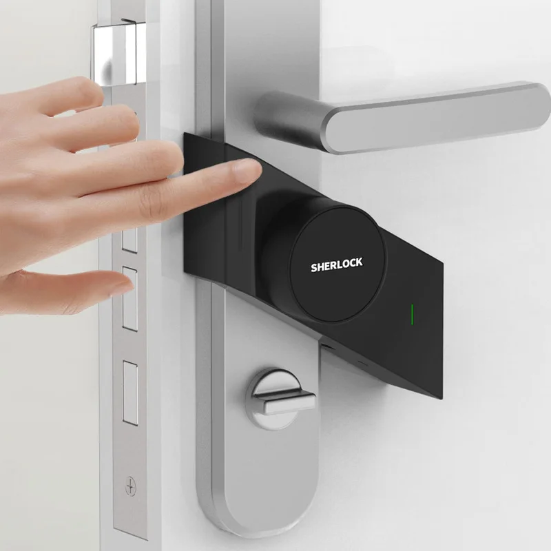  Xiaomi Sherlock S2 Bluetooth Wireless Electric Smart Lock Fingerprint Password Door Home Keyless AP