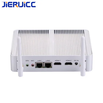 

ultra low power fanless dual nic lan 2 ethernet intel N3160 mini pc windowns 10 mini pc