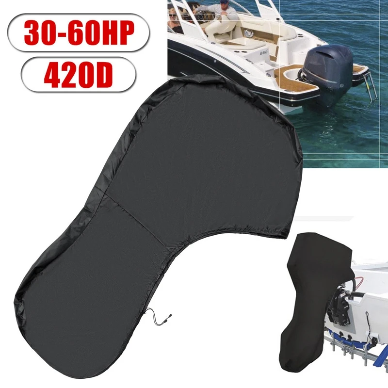 30-60Hp полный подвесной двигатель лодочный мотор крышка черная Пыль Защита от дождя