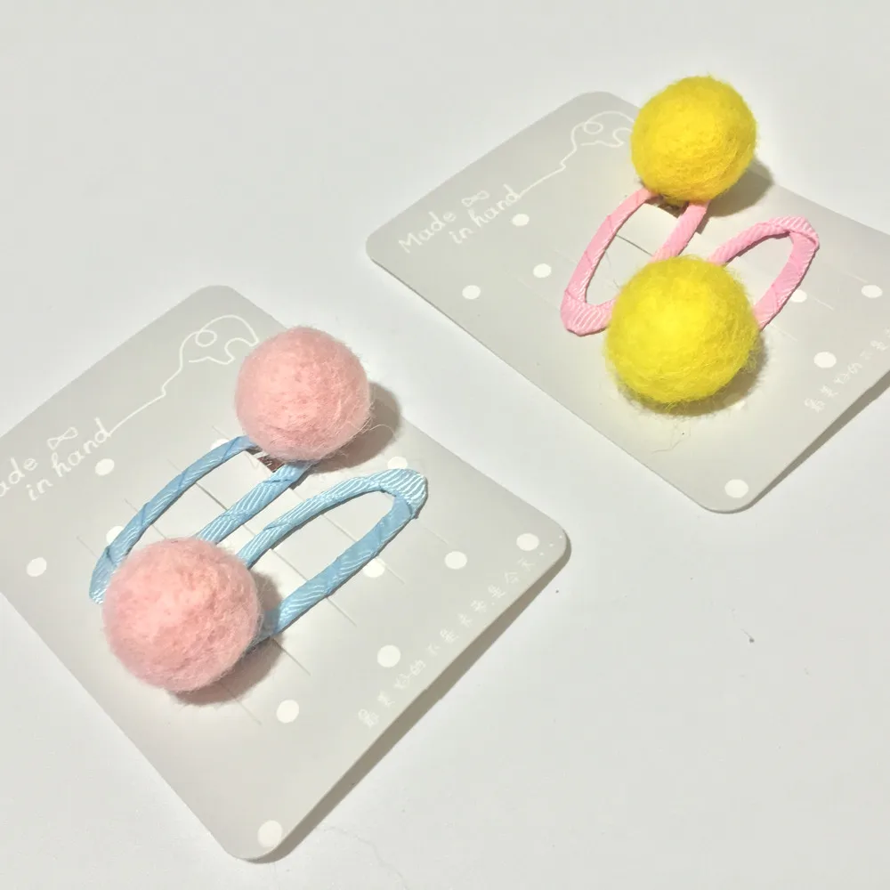 2Pcs Kids Infant Hairpin Baby Girl Hair Clips Girls Candy Colors Princess Hair Clip Set Infantil Girl Headwear Baby 
