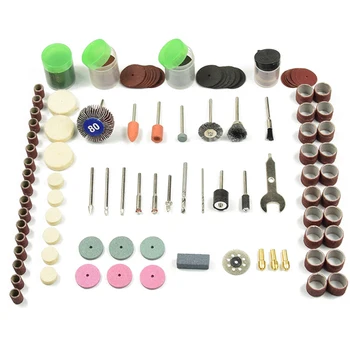 

196pcs Accessories Kit Milling Bits Electric Grinder Shank Rotary Mini Home Derusting Hand Tool Engraving Polishing Drill Set