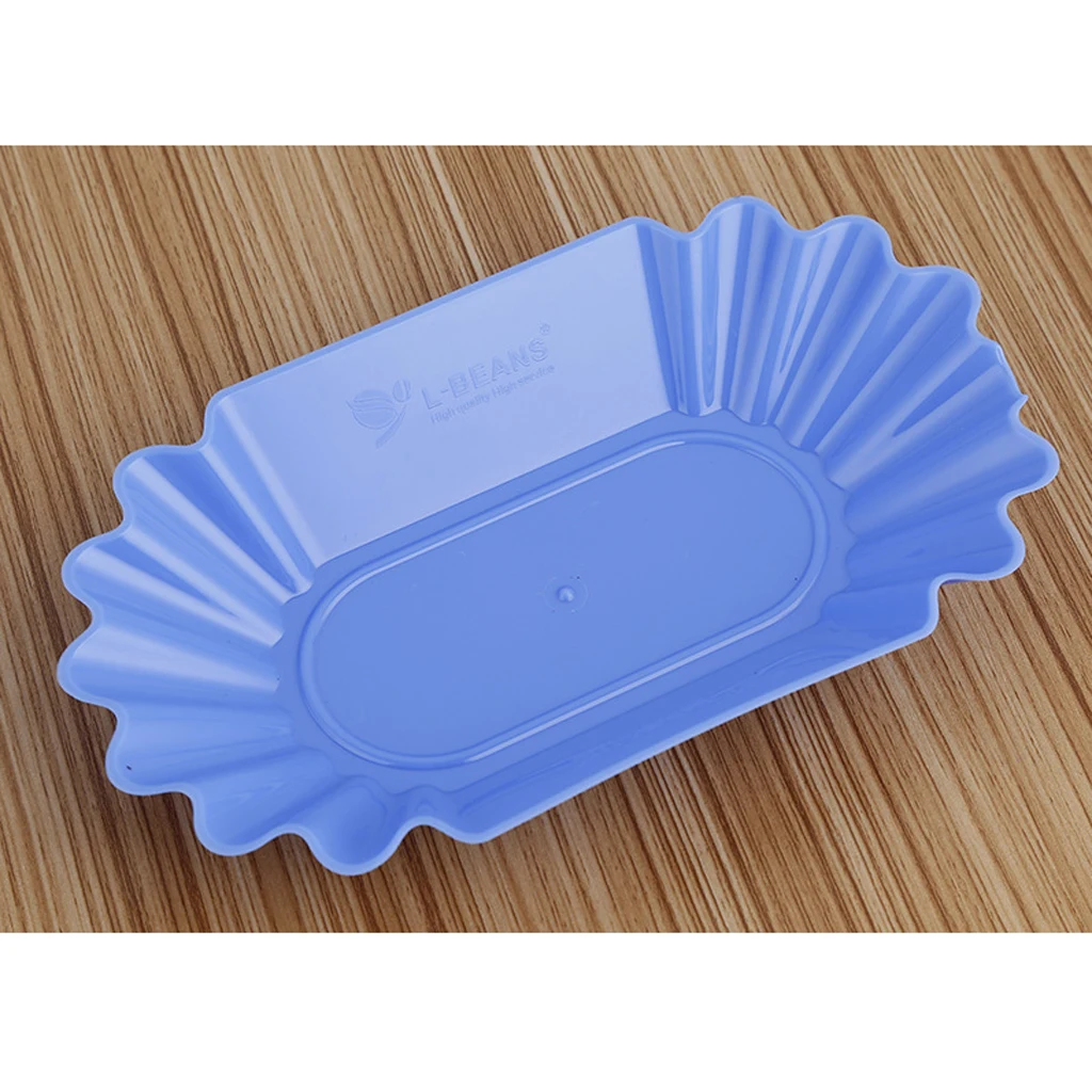 1 Piece Plastic Plate Oval Coffee Bean Tray for Kitchen Coffee Beans Display & Select CHOOSE 22.3x13x3.5cm