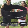 Queshark Reflective Elastic Waistband Sport Bag Double Zipper Pocket Running Gym Yoga Waist Belt Pack Phone Wasit Wallet Bag ► Photo 2/6