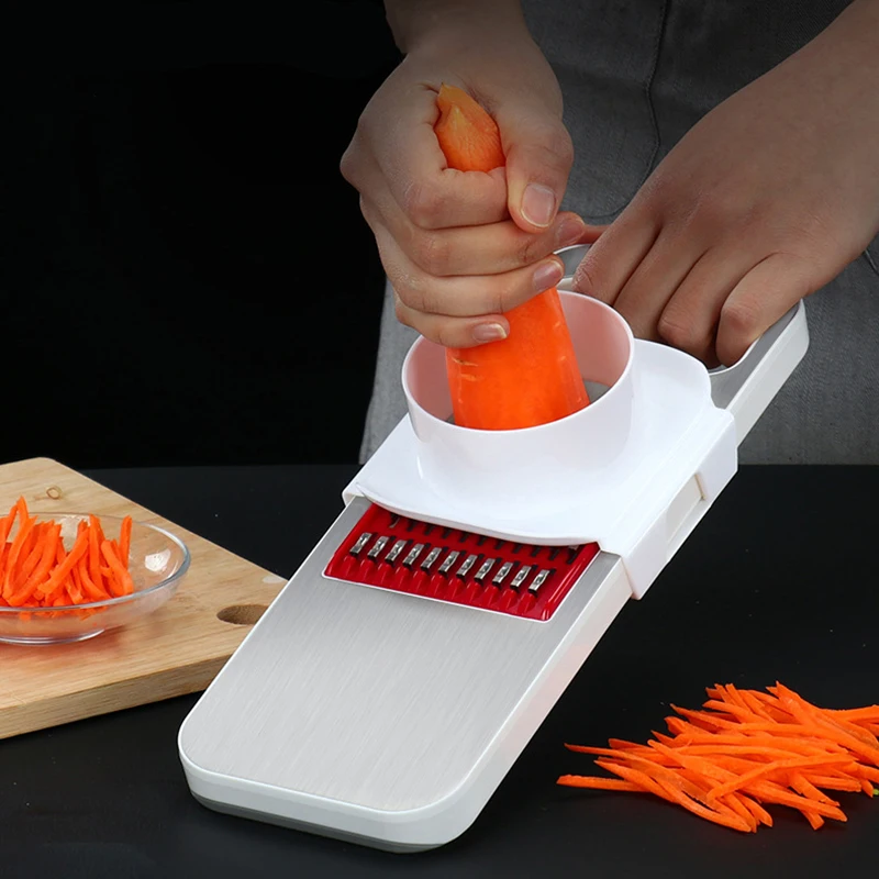 Stainless Steel Vegetable Fruits Tool Grater Cutter Garlic Meat Chopper Carrot Potato Slicer Salad Maker Kitchen Gadgets | Дом и сад