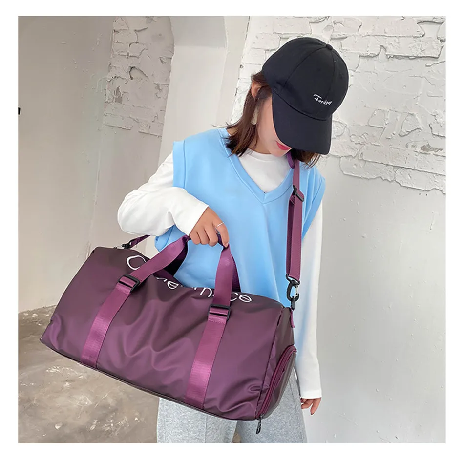 Outdoor Travel Sports Fitness Large Capacity Shoulder Bag Wet And Dry Separation Swimming Waterproof Handbag Leisure Cross Bag