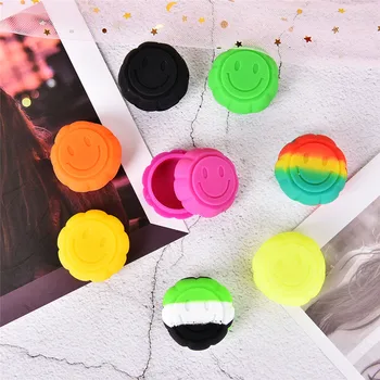 

1Pcs Silicone Wax Container 6ml Pumpkin Silicon Dab Tool Storage Oil Jars Concentrate Case For Slick Oil/butane Oil/hash/herb