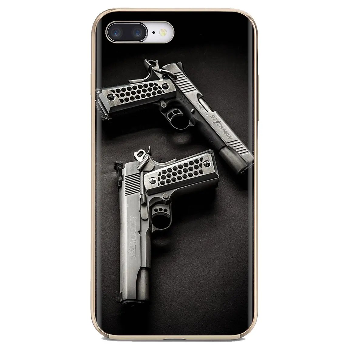 Силиконовый корпус Pistolas Glock оружие пуля для iPhone 11 Pro 4 4S 5 5S SE 5C 6 6S 7 8 X 10 XR XS Plus Max iPod