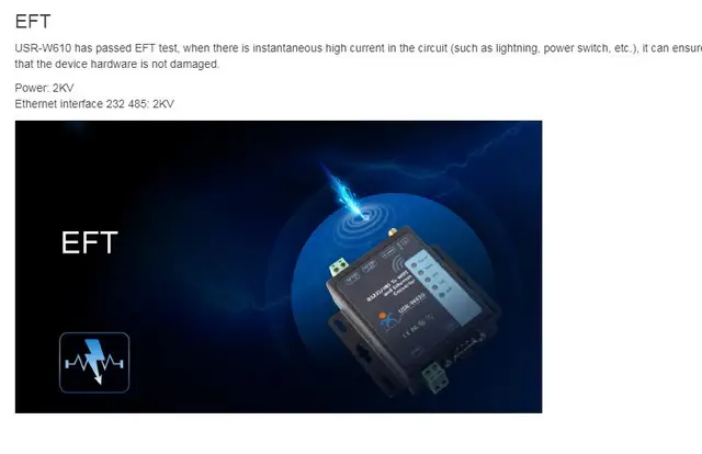 Convertitore Wireless USR-W610 Serial To WiFi - Per RS232/RS485 E Ethernet