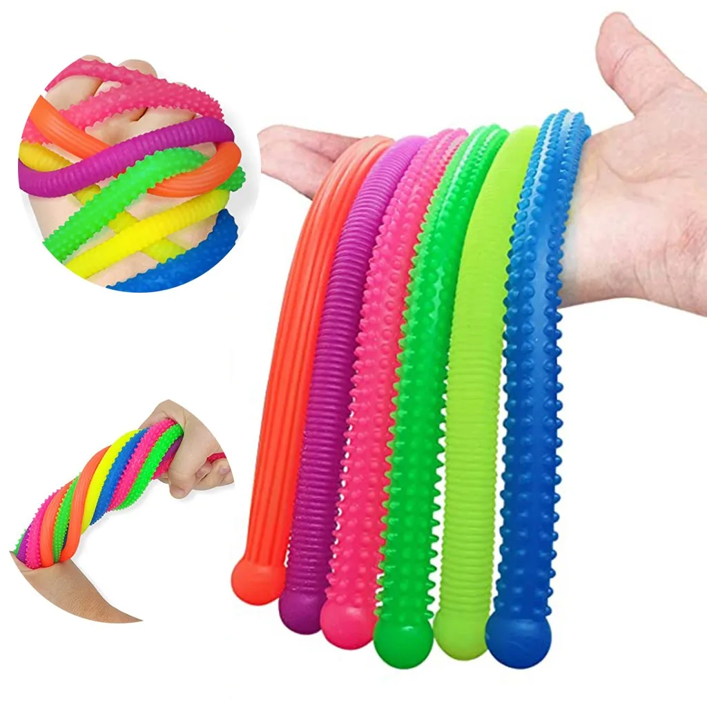 

6pc Toys Calming Stretchy Stress Anxiety Relief for Homeschool Office Decompression squishy fidget spinner anti-stress анисѬес