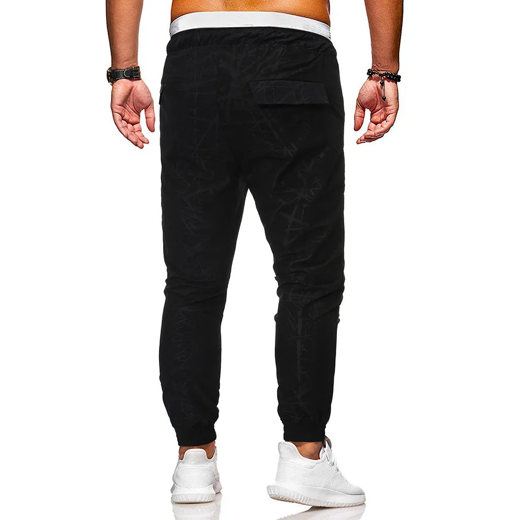 Красивые летние модные штаны для мужчин VogueTrouser Jogger Бодибилдинг Фитнес комбинезоны уличная одежда ограниченное время пота спортивные штаны