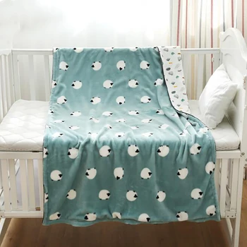 

Baby Hooded Blanket Swaddle Blankets Crib Baby Thicken Quilt Child Cotton Bedding Swaddling Autumn Winter