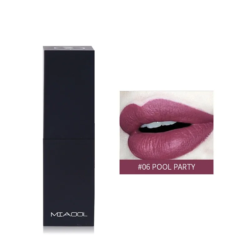 8 цветов губная помада Водонепроницаемая долговечная не липкая чашка бархатная матовая губная помада инструменты для макияжа