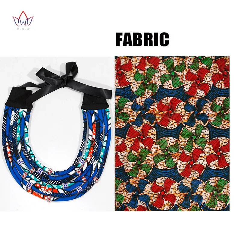 Hot Sale African Style Multi Stands Transparent Bead Rope Statement Necklace for Best Christmas Gift WYA064 - Цвет: 10