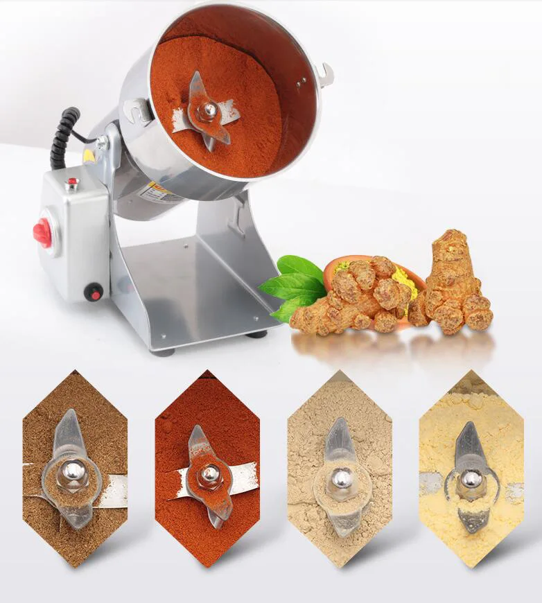 

SUSWEETLIFE 800A multifunctional pulverizer 304 stainless steel Panax notoginseng traditional Chinese medicine pulverizer