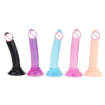 Dildo Anal Masturbator Bendable Smooth TPE Penis Thrusting Pleasure Wand for Lesbian Bendable Soft Flexible sex toys for women 2