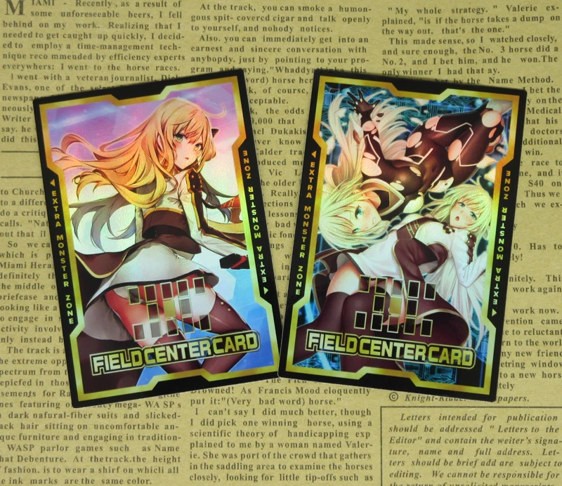 2 шт./компл. H-Ver Flash Sword принцесса поле центр карты Yugioh Sky Striker Ace популярная Orica Коллекционная фольга карта