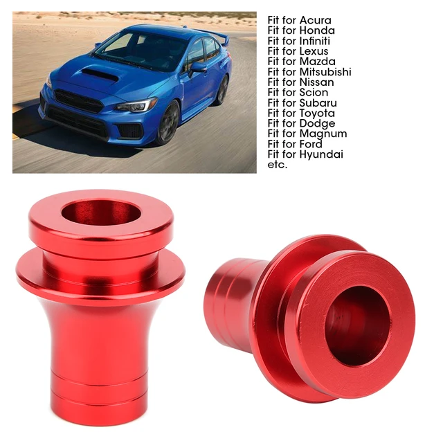 Auto Zubehör Rot Auto Schaltknauf Boot Retainer Mutter Adapter M12 x 1,25  Gewinde Fit für Subaru Ford Universal - AliExpress