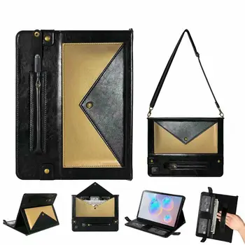 

Wallet Leather Case for Samsung Galaxy Tab S6 Lite 10.4 Inch SM-P610 SM-P615 2020 Funda Flip Wallet Clip Tablet Protect Shell