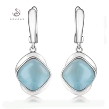 Серьги Eulonvan из стерлингового серебра 925 пробы с натуральным камнем, рождественские подарки для женщин, ювелирные изделия и аксессуары, Прямая поставка S-3805