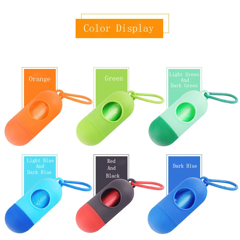 2pcs Pet Waste Bag Dispenser Dog Waste Bag Holder Plastic Garbage Dispenser Carrier Case Dog Pet Poop Bags dog poop bags pet poop bags pet poop bag holder dog bag holder