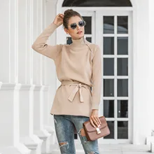 Office Lady New Autumn Winter Women Sweater High Collar Knitted Pullovers Zipper Loose Casual Sweaters Female Jumper Ropa Femme Office Lady New Autumn Winter Women Sweater High Collar Knitted Pullovers Zipper Loose Casual Sweaters Female Jumper Ropa Femme