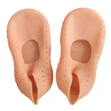 2Pcs Male Female Breathable Moisturizing Foot Sock Full Length Silicone Gel Socks Cracked Foot Care Protection Foot Care Tool