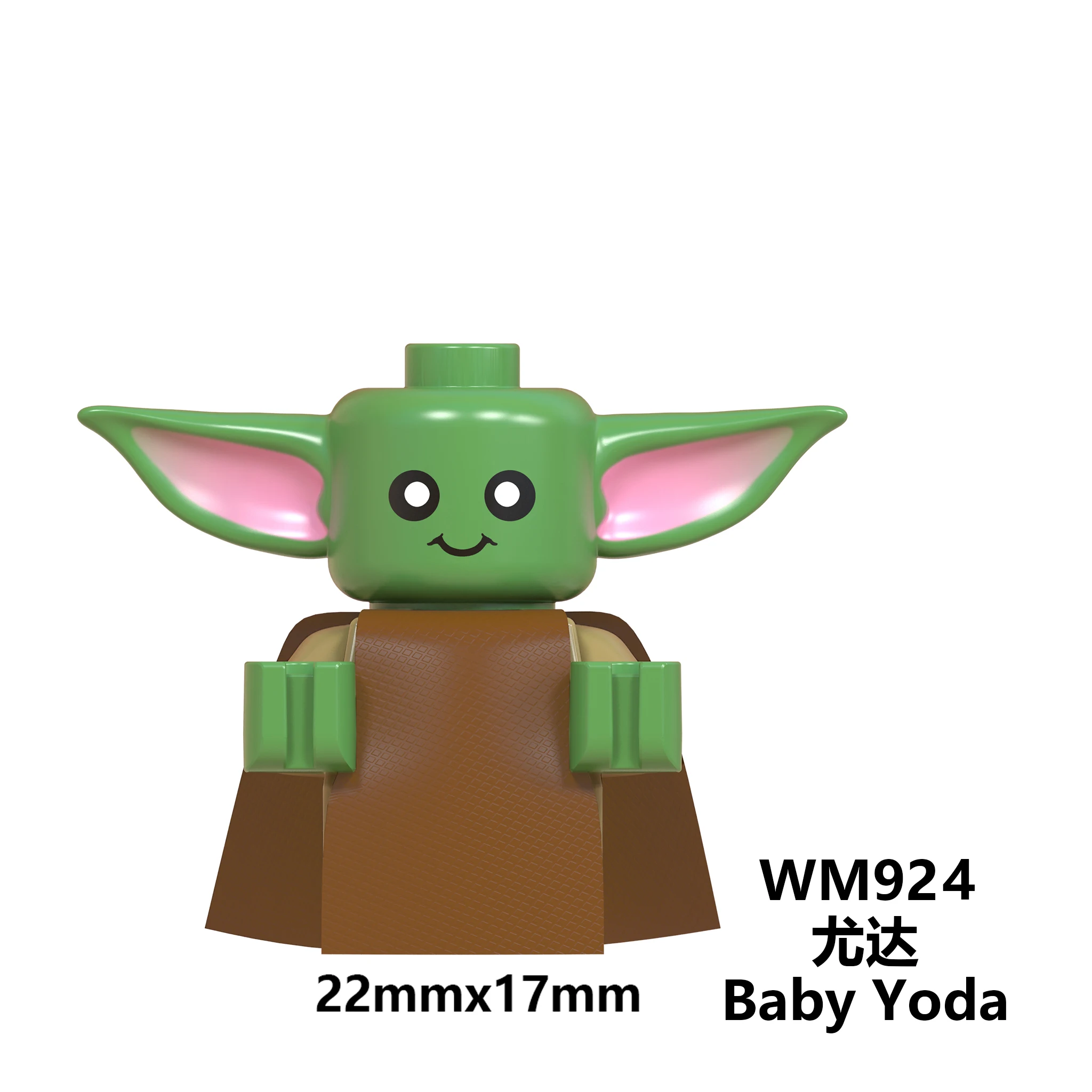

WM924 Baby Yoda Mandalorian Knights of Ren Rey Finn Starwars Legoings Figures Building Blocks Kids Toys