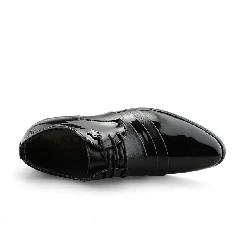 

Spring Summer Men Formal Wear Business Small Leather Shoes England Black Tip Korean-style Bandage Cloth Breathable Comfortable C