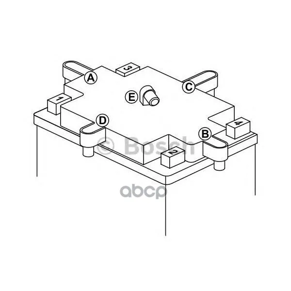 Акб Moba Agm M6 12v 8ah 150a 0092m60110 Bosch арт. 0092M60110